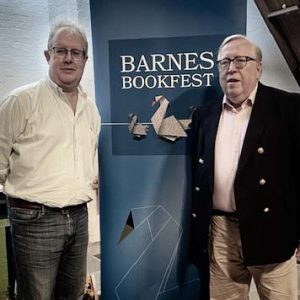 Richard Hughes and Simon Heffer at the Barnes BookFest 2021
